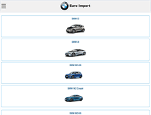 Tablet Screenshot of euroimport.com.br